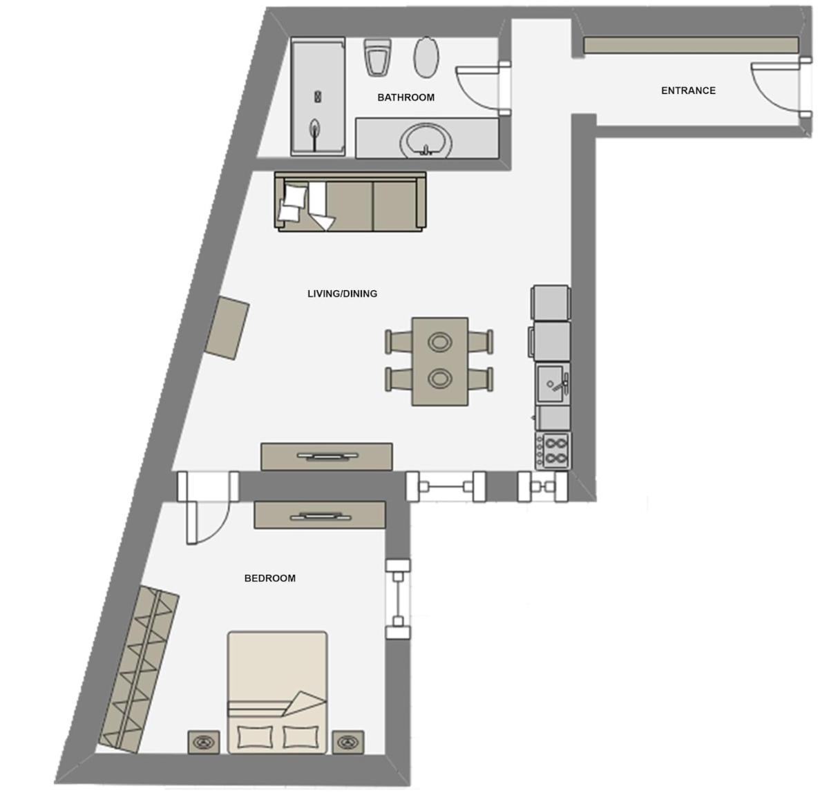 Appartement St Peter Metro At 3 Minutes